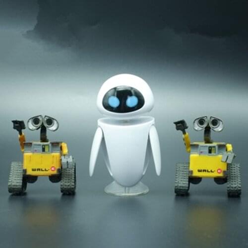 Wall-E Robot Wall E & EVE PVC Action Figure Car Ornament Car Interior Dashboard Decoration car accessories Birthday Gift