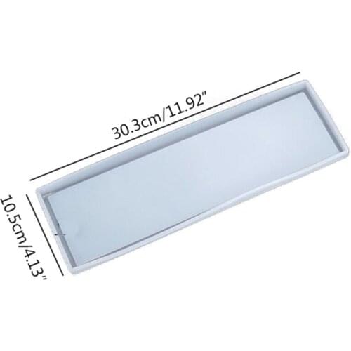 DIY Silicone Resin Tray Mold Vanity Tray Serving Tray Epoxy Resin Casting Mold
