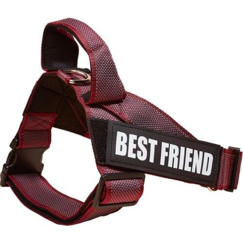 No Pull Reflective Adjustable Dog Harness with Nylon Handle for Small Medium Large Dogs - No More Pulling, Tugging or Choking