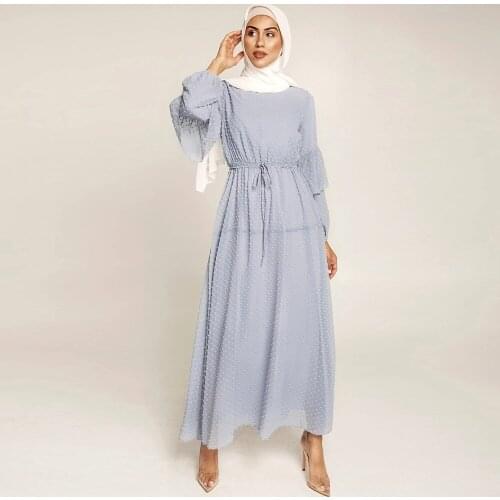 U-cn Abaya Dubai Turkey Muslim Fashion Dress Islam Clothing Abayas For Women Vestidos Robe Vetement Femme Musulman De Mode