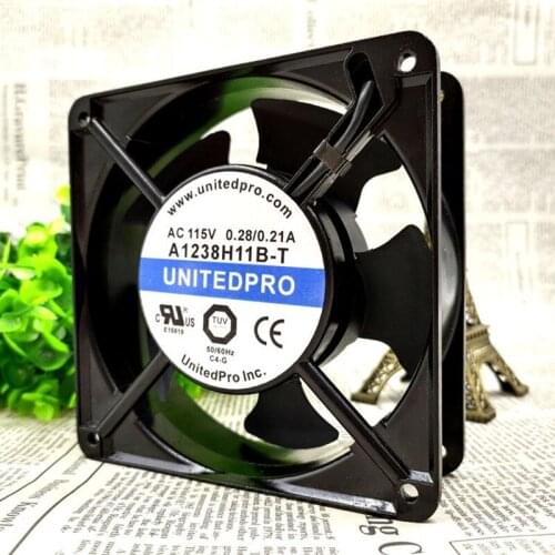 UNITEDPRO A1238H11B-T 115V 0.28/0.21A 12038 The machine frame fan 6 month waranty