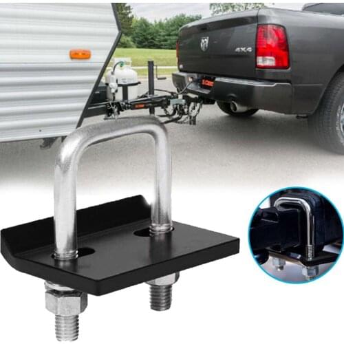 General Trailer Damper U-Bolt Heavy-Duty Anti-Rattle Stabilizer Hitch Tightener Lock Down Tow Clamp Trailer Couplings Accessorie