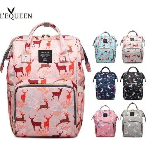 LEQUEEN Large Capacity Mummy Diaper Bag Maternity Nappy Bag Travel Backpack Nursing Bag for Baby Care Womens Fashion Bag bolsos