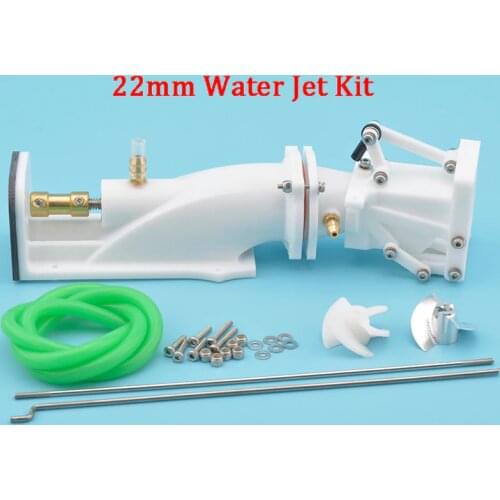22mm Water Jet Boat Pump Spray Water Thruster With Reversing System 22mm Propeller 3mm Shaft w/Coupling for RC Model Jet Boats