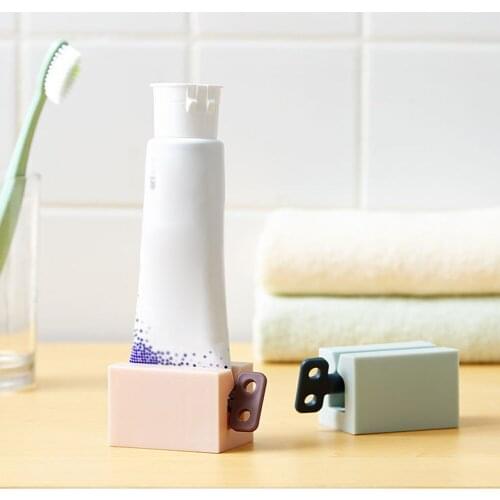 Toothpaste Squeezer Plastic Tooth Paste Tube Squeezer Easy Rolling Toothpaste Holder Dispenser