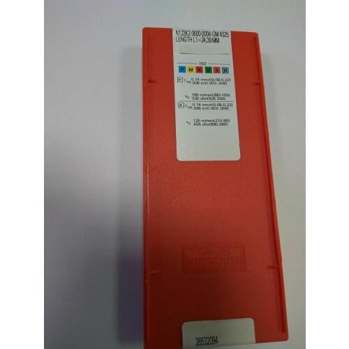 10PCS CARBIDE INSERT N123K2-0600-0004-GM 4325