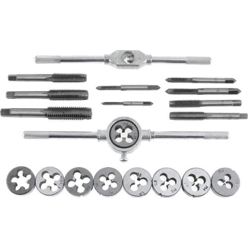 20pcs Tap and Die Cutter Alloy Steel Wrench Threaded Cutting Nut Bolt Screw Tool M7DA