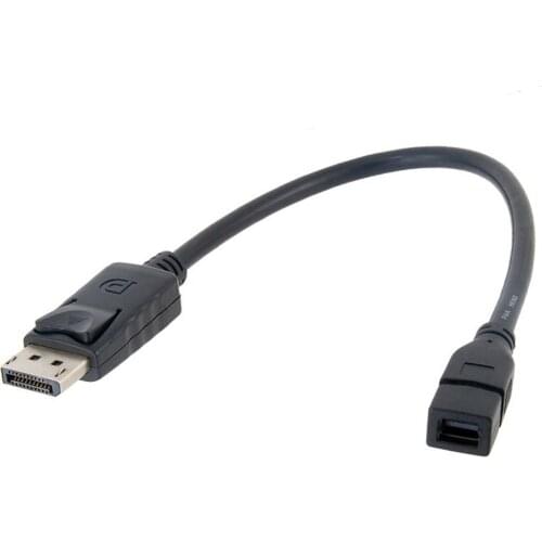20cm Chenyang DP DisplayPort Male to Mini DP DisplayPort Female Cable for Displays HDTV Monitor