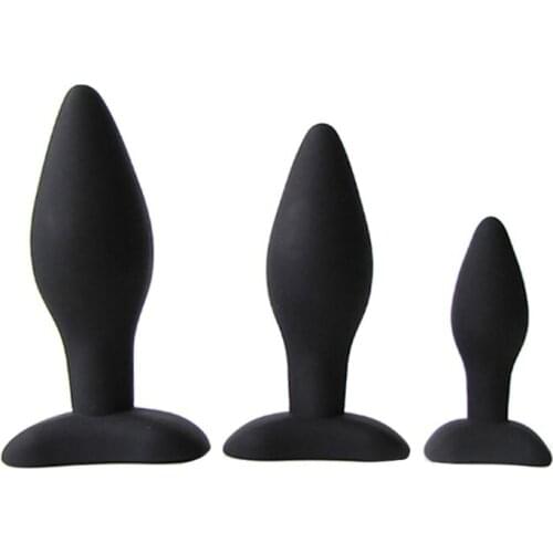 3pcs/set Women Men Waterproof Plug Butt Pleasure Manual Clitoral Stimulation Adult Masturbating Sex Toy