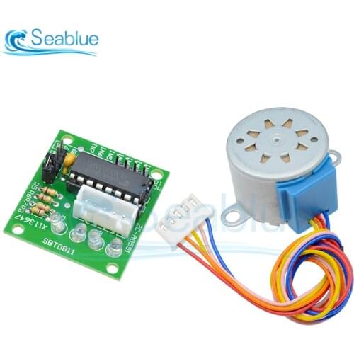 1Pcs 5V 12V 28BYJ-48 4 Phase Reduction DC Gear Stepper Motor + ULN2003 Driver Board Module For arduino DIY Kit