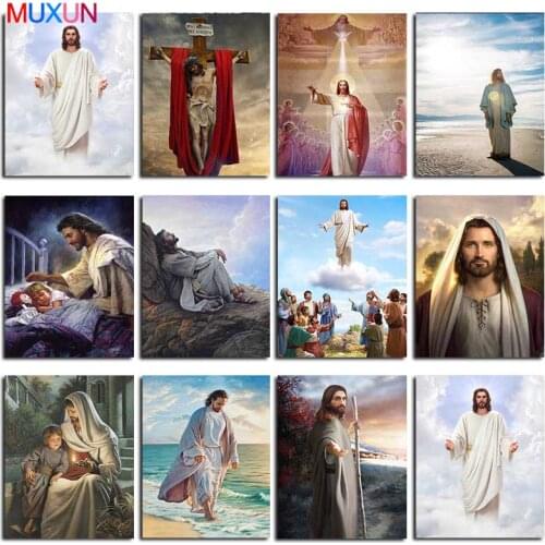 5D Diy Diamond Painting Religious Christian Jesus Diamond Embroidery Landcape Cross Stitch Full Rhinestones Christmas Gift Lx883