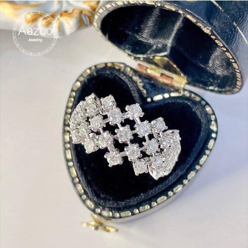 Помолвочные кольца Aazuo China At AliExpress