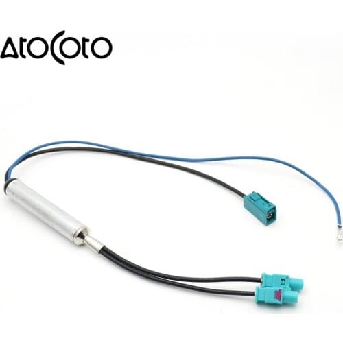 Car Radio Antenna 2 to 1 Fakra Adapter for Audi VW Diversity System Lead Duel Fakra Conversion Cable