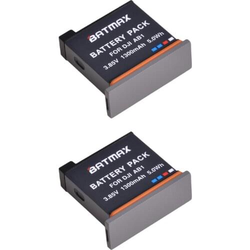 Batmax 2Pcs DJI AB1 camera battery akku for DJI Osmo AB1 Sport Action Camera