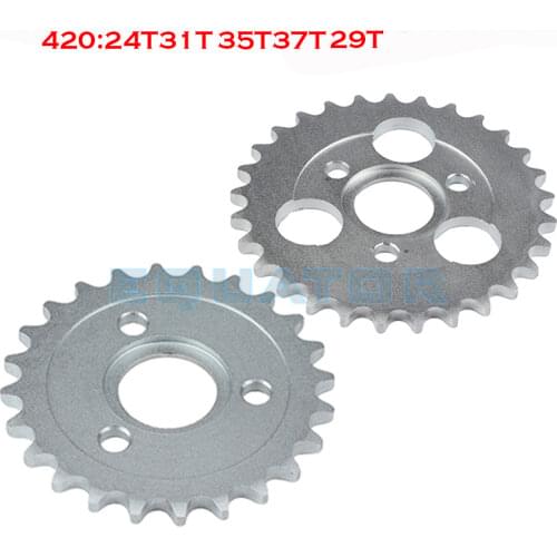 Motorcycle parts Small Monkey Motorcycle Modified 420 # 29 35 37 Teeth Large Chain sprocket gear wheel Plate Wheel Discs