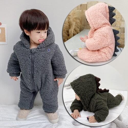 Baby Girl Romper Autumn And Winter Clothes Boys And Girls Baby Onesies Thickened Newborn Warmth 2021 New Baby Toddler Romper