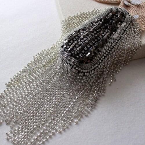 Suit Diamond Tassel Epaulettes Pants Shoes Decoration Accessories Diamond Chain Clothing Shoulder Mark Spot