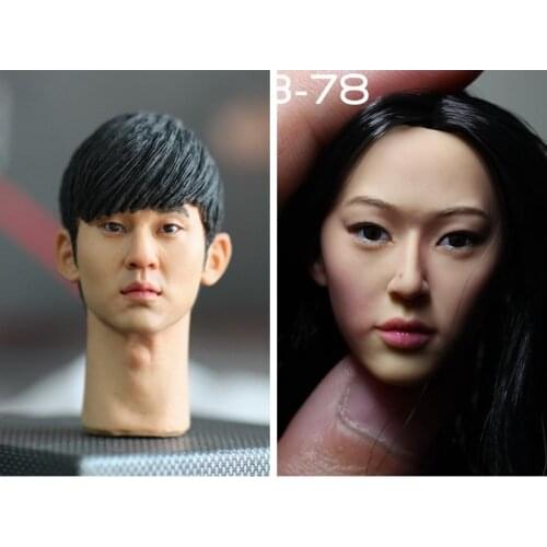 Estartek 1/6 KM13-78 Jun Ji-hyun&KM13-79 Jin Xiuxian Head Sculpt My Love From The Star for 12" Collectible Action Figure DIY