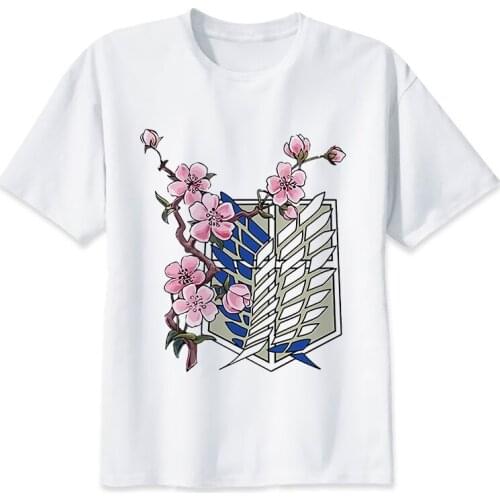 Manga Attack on Titan Graphic T-shirts Men Cool Tshirt Titans Attack Shingeki No Kyojin T Shirt Anime Top Tees Male Tshirt Tees