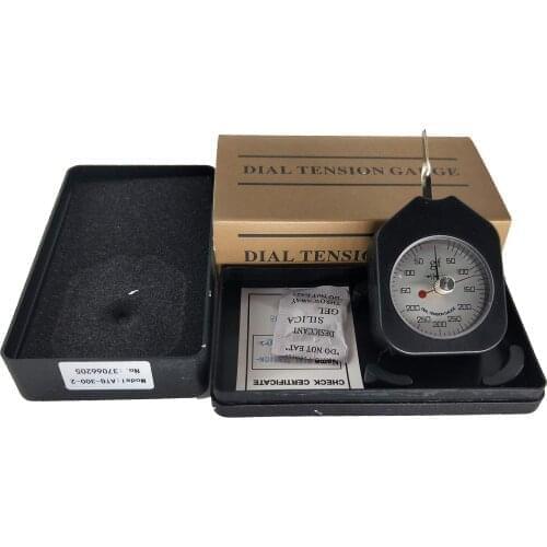Dial Tension Meter Analog Testing Devices Force Meter with Unit G 300G Division Value 10g