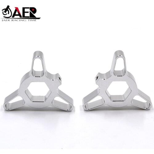 JAER Pair Motorcycle 14mm CNC Racing Front Fork Preload Adjusters for Triumph Daytona 675 675R Street Triple 675