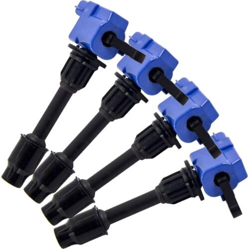 22448-91F00 4PCS Ignition Coil for Nissan Silvia S15 SR20DET 200SX S14 X-Trail PNT30 For Nissan 200SX S14 / S14A Radom Color