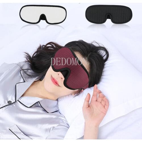 3D Sleeping Mask Block Out Light Soft Padded Sleep Mask For Eyes Slaapmasker Eye Shade Blindfold Sleeping Aid Face Mask Eyepatch