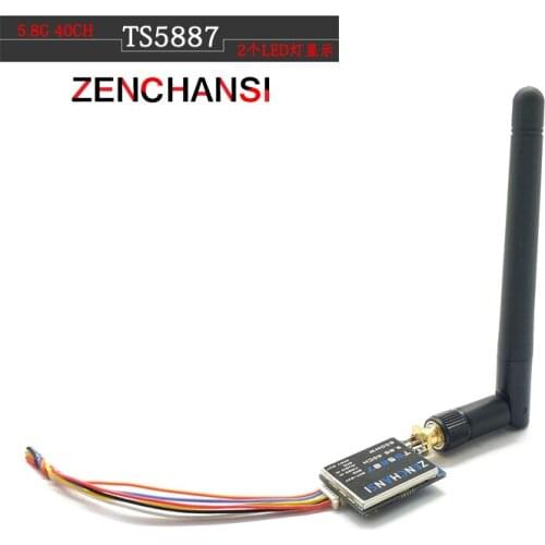 EWRF TS5887 600mW Video Sender Micro Wireless Video Transmitter Module 5.8GHz VTX for 180-350 Class Quadcopter Drone