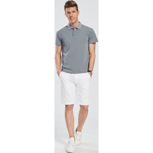 Polo Shirt Men 2021 Brand Short Sleeve Clothing Wine Fashion Lapel casual collar slim fit plus size Stritching Business Luxury