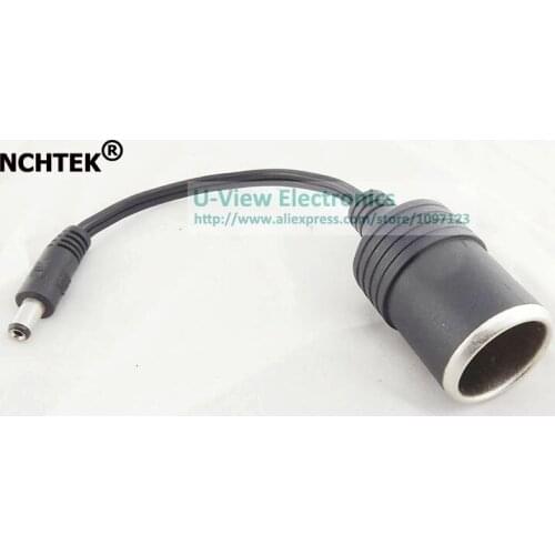 NCHTEK DC 5.5x2.1mm Male Plug To Cigarette Lighter Car Battery Charger Cable/Free Shipping/1PCS