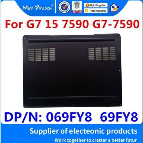 NEW original Laptop Access Panel Door Cover Bottom Cover Base Lid Back Shell black For Dell G7 15 7590 G7-7590 069FY8 69FY8