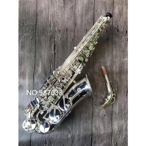 New Musical Instruments Jupiter Model JAS-700Q Alto Saxophone Silvering Plated E Flat Alto Sax Instruments with Hard Case Free