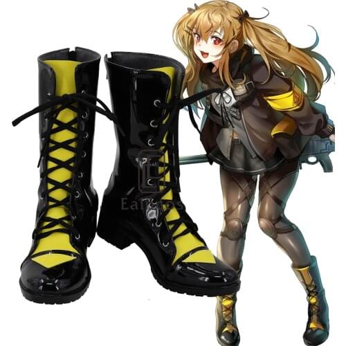 Game Girls Frontline UMP9 Cosplay Shoes Halloween Carnival Boots Custom-made