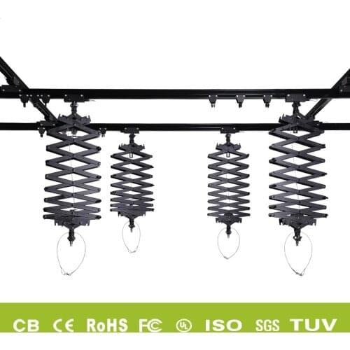Professional studio props photography,Pro Studio Equipment,Ceiling Rail Kits,Four 3 meter Rails,Four Pantograph,MaxHeight2meters