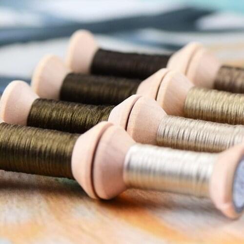 20m Turquoise Suzhou DIY Common Color Silk Line Branch Manual Spiraea Embroidery thread