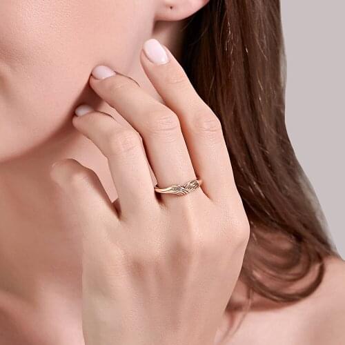 Cute Alloy Love Rings Hand in Hand Ring for Women