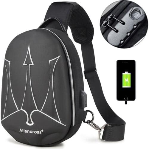 2020 New Multifunction Crossbody Bag for Men Anti-theft Shoulder Messenger Bags Male Waterproof Short Trip Chest Bag Pack