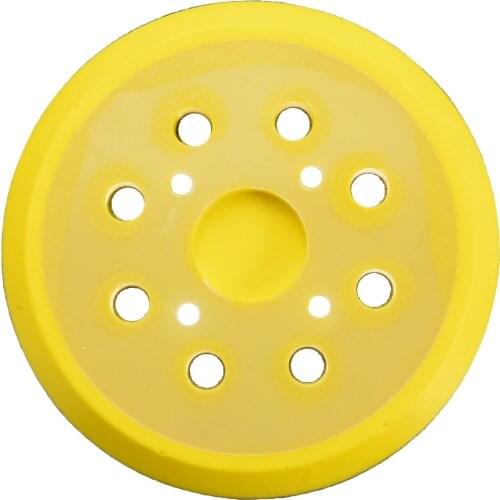 5 Inch 125mm Back-up Sanding Pad Plate with 8 Holes for Woodworking Sanders Disc Air Polisher Grinding Power Tools