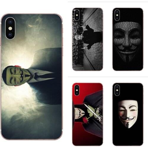 TPU Top Selling Anonymous Rebel For Xiaomi Mi note 9 10 mi10 mi9 mi8 pro lite SE Mi A1 A2 A3 CC9 CC9E 9T