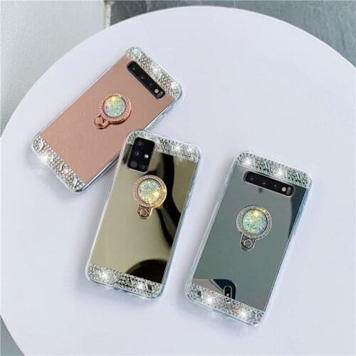 Multi-pattern Mirror Case For Samsung Galaxy A51 A71 S10 S21 Lite Plus Ultra Case Samsung A32 M51 A12 Case Cover Coque Funda