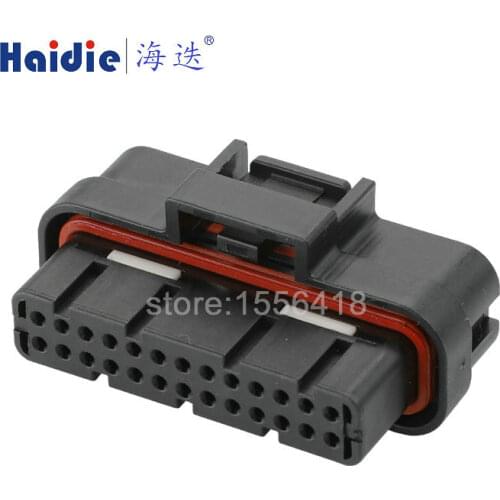 1set 26pin Auto computer connector 1473712-2 26 way 2 row Superseal 1.0 26p modified ECU connector 1473712-1