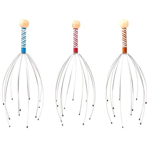 1pc Octopus Claw Massager Tool Head Massager Head Scalp Neck Equipment Stress Release Relax Massage Tens Pain Relief Head Care