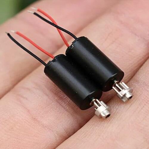 Micro Mini Black Coreless 612 Motor DC 12V 45000RPM High-speed NdFeB Strong Magnet DIY Hobby Toy Model Accessories 6*12mm