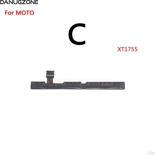 10PCS/Lot For Motorola MOTO C Plus Power Button Switch Volume Button Mute On / Off Flex Cable