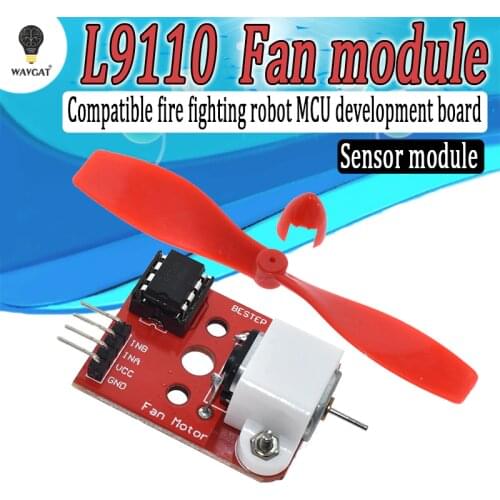 5V L9110 Fan Motor Module Fan Propeller Firefighting Robot L9110S For Arduino DIY