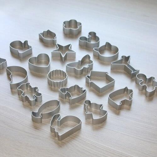 Cookie Mold Cutter Aluminum Alloy Material Baking Family Kitchen Party Cookie Molds Cookie Making Tool 1pc