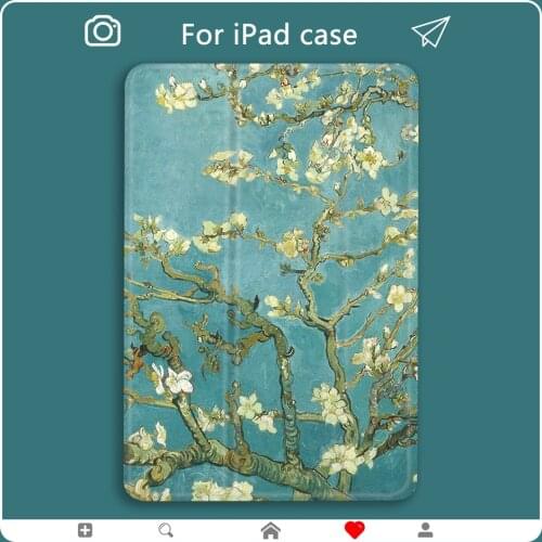 Almond Blossom for 10 2 ipad Pro 11 Case 7th Generation 6th 5th Mini 2 PC Cover Air 2 Pro 12.9 Funda 2020 9.7 Mini 5 10.5 Air 3