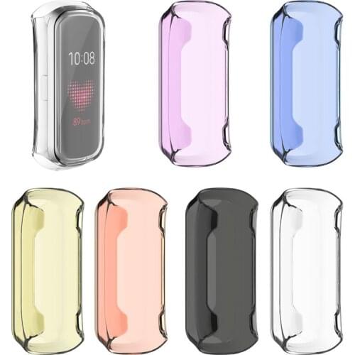 New Smart Watch Silicone Case Cover Clear Soft TPU Protector Case for Samsung Galaxy Fit-e R375 Smart Bracelet Protective Shell