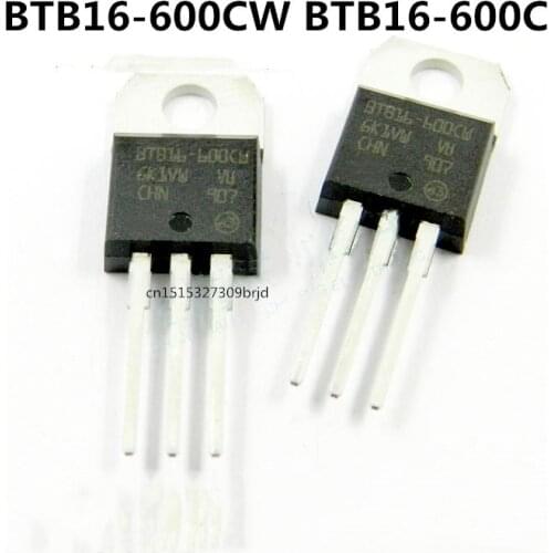 Original 5pcs/ BTB16-600CW BTB16-600C TO-220 16A 600V