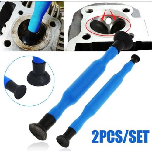 New 2Pcs Valve Lapping Grinding Sticks High Quality Durable Fashion Portable Valve Lapper Tool With Suction Cups Kit#294573